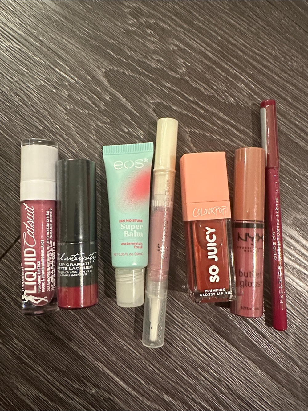 New lipglosses in various shades